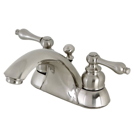 Kingston Brass KB2628AL 4" Centerset Bathroom Faucet, Brushed Nickel KB2628AL
